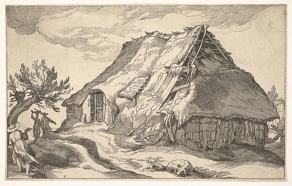 Landscape with Farmhouse, 1613. Creator: Boetius Adams Bolswert