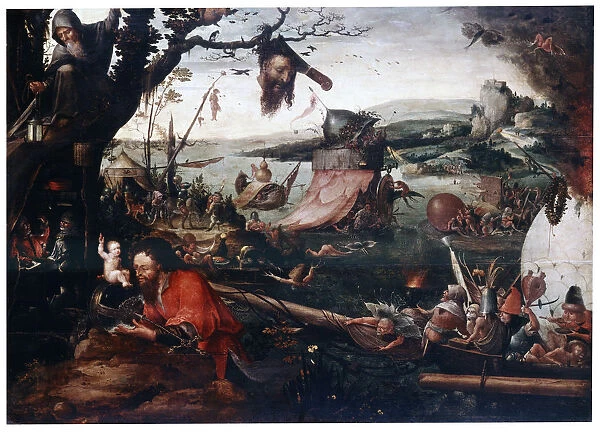 Landscape with the Parable of Saint Christopher, early16th century. Artist: Jan Mandyn