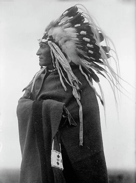 Lazy Boy, Indian Chief, 1914. Creator: Harris & Ewing. Lazy Boy, Indian Chief, 1914. Creator: Harris & Ewing