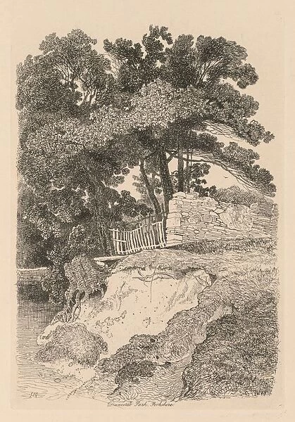 Liber Studiorum: Plate 13, Duncomb Park, Yorkshire: No. 5, 1838. Creator: John Sell Cotman