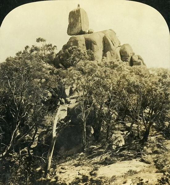 The Look-Out Rock, Buffalo Ranges, Victoria, Australia, c1909. Creator: George Rose