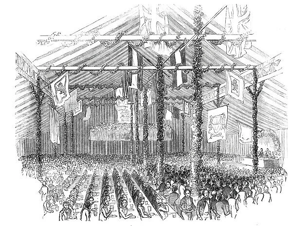 Lord Egertons Fete - the Pavilion at Worsley, 1844. Creator: Unknown