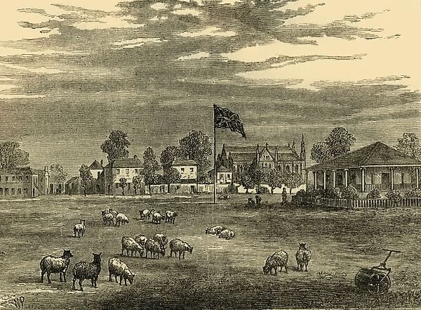 Lords Ground in 1837, (c1876). Creator: Unknown