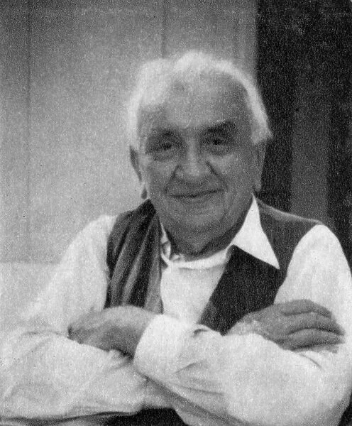 Louis Lumiere, French photographer and cinematographer, 1937