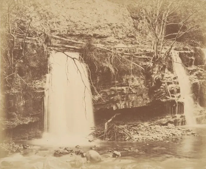 Framed Print : The Lower Fall Print, 1856