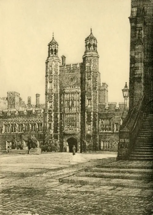 Framed Print : Print of Lupton's Tower, 1911