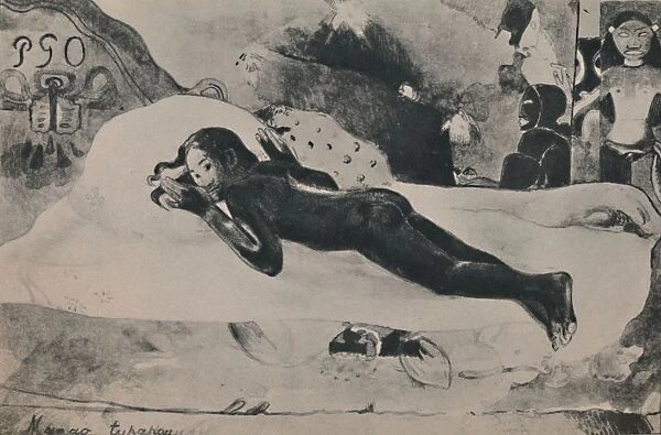 Manao Tupapau (The Spirit of the Dead Watches), c. 1892, (1946). Artist: Paul Gauguin