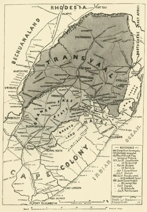 Framed Print : Print of Map of the Boer Republics, 1900 Framed Print : Print of Map of the Boer Republics, 1900
