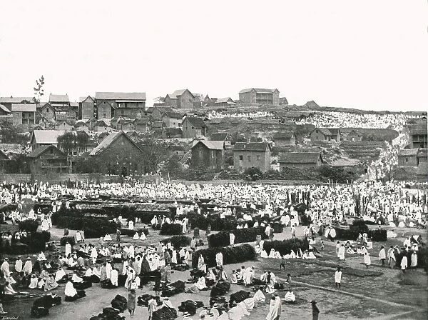 The Market Place, Antananarivo, Madagascar, 1895. Creator: Colonel Stewart