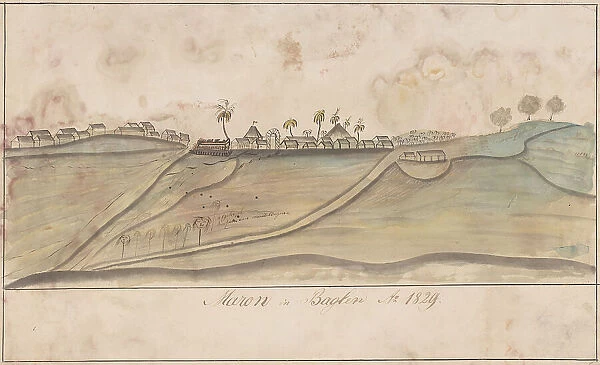 Maron in Baglen, 1829. Creator: Anon