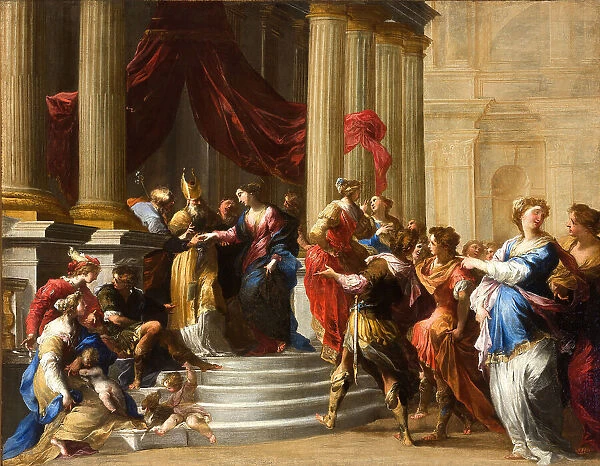 Mary's engagement to Joseph, 1645-1650. Creator: Castello, Valerio (1624-1659)