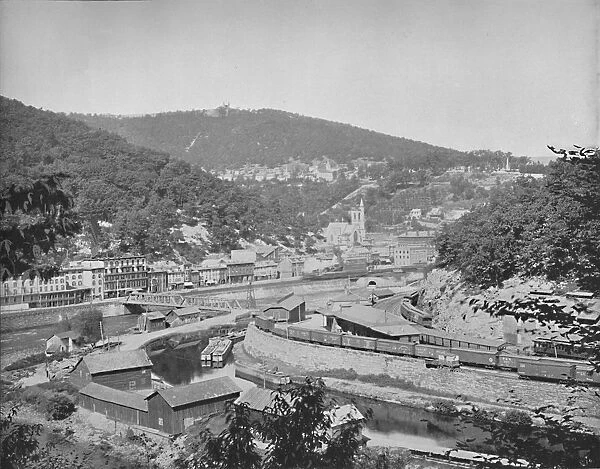 Mauch Chunk, Pennsylvania, showing Mount Pisgah, c1897. Creator: Unknown
