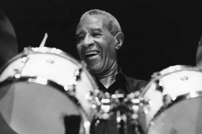 Framed Print : Max Roach, Queen Elizabeth Hall, London 1996 Print Framed Print : Max Roach, Queen Elizabeth Hall, London 1996 Print