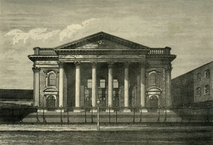 Framed Print : Front of the Metropolitan Tabernacle, c1878 Print Framed Print : Front of the Metropolitan Tabernacle, c1878 Print