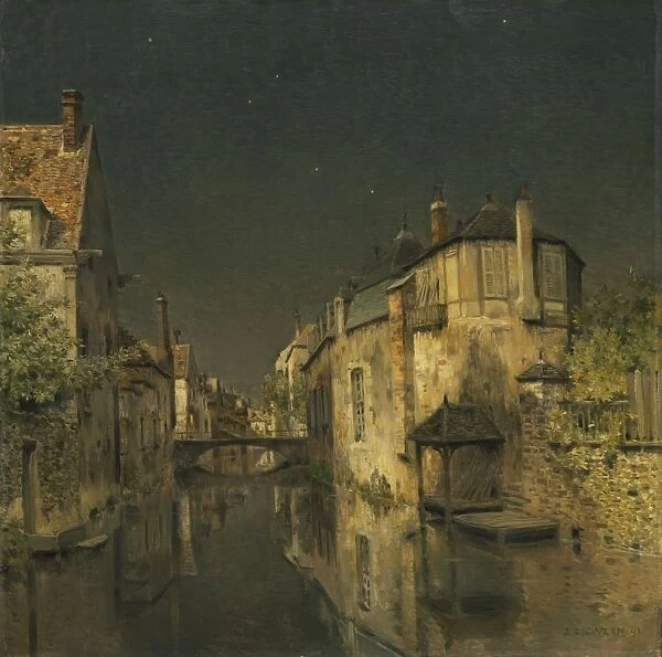Midnight, 1891. Creator: Jean-Charles Cazin (French, 1841-1901)