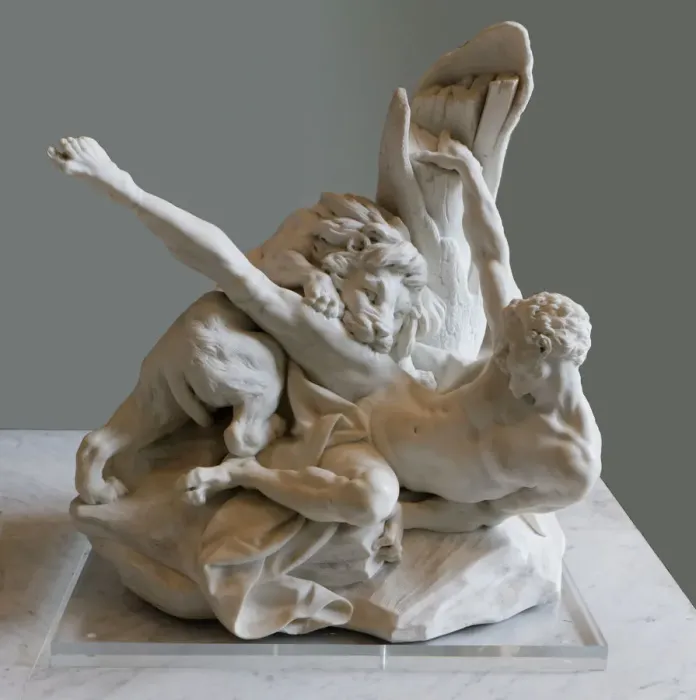 Framed Print : Milo of Croton, Louvre Museum Print Framed Print : Milo of Croton, Louvre Museum Print