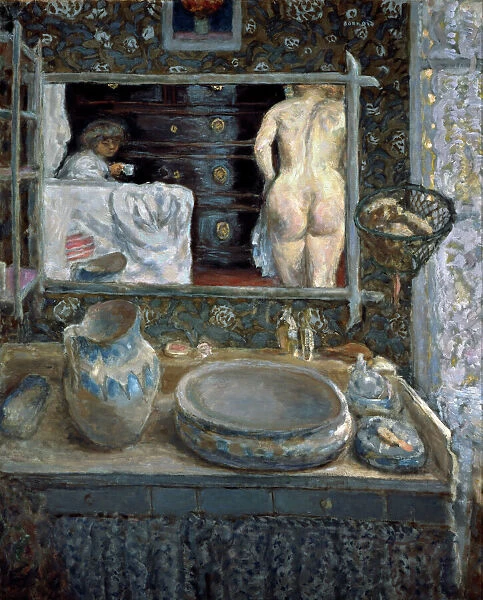 Mirror above a Washstand, 1908. Artist: Pierre Bonnard