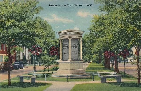 Monument to Four Georgia Poets, 1943