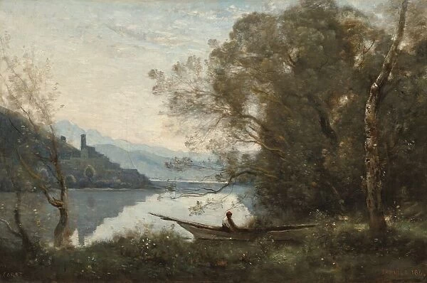 The Moored Boatman: Souvenir of an Italian Lake, 1861. Creator