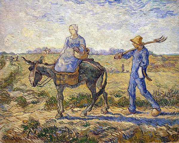 Morning: Going out to Work, 1890. Artist: Vincent van Gogh