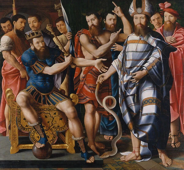 Moses and Aaron before Pharaoh: An Allegory of the Dinteville Family, 1537. Creator