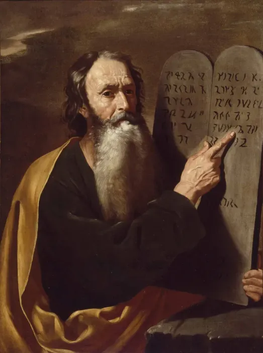 Framed Print : Moses - Private Collection Print