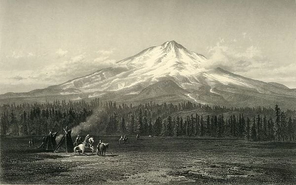 Mount Shasta, 1872. Creator: Edward Paxman Brandard