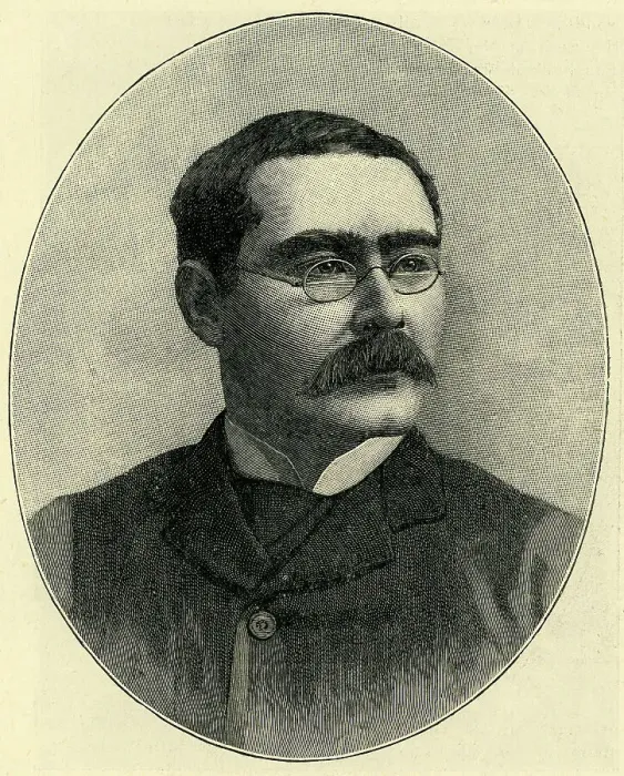 Framed Print : Rudyard Kipling Print, c1900