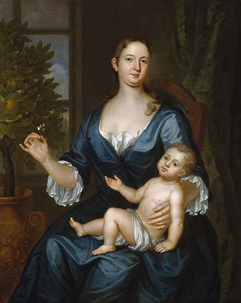 Mrs. Francis Brinley and Her Son Francis, 1729. Creator: John Smibert