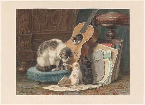 The Musicians, c.1876-c.1877. Creator: Henriette Ronner