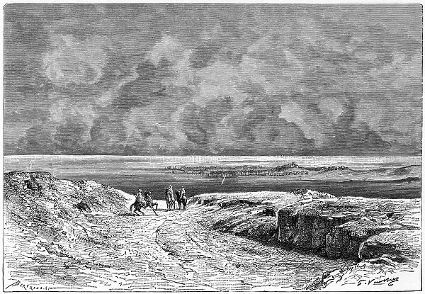 Nafta and the Shott-el-jerid, c1890. Artist: Bertrand