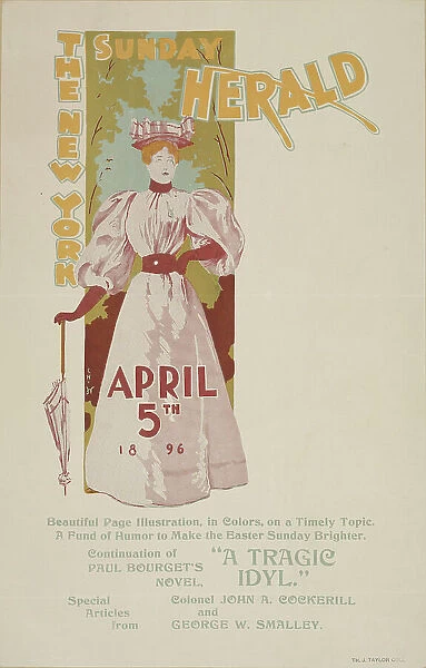 The New York Sunday herald. April 5th 1896. c1896. Creator: Charles Hubbard Wright