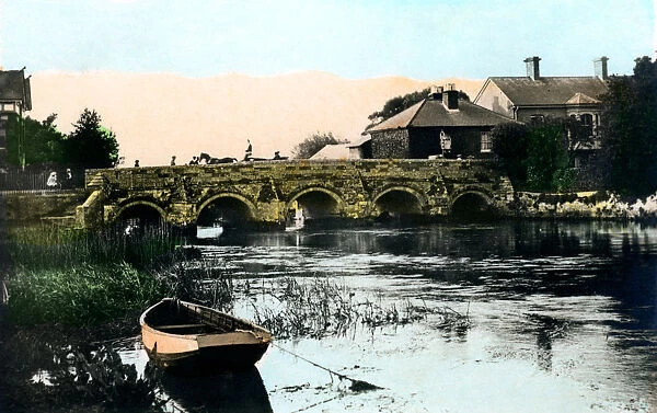 The Old Bridge, Christchurch, Dorset, 1926. Artist: Cavenders Ltd