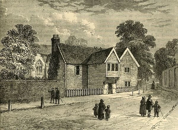 The Old Rectory, Stoke Newington, in 1858, (c1876). Creator: Unknown