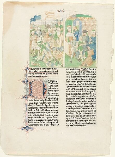 Opening Page of Book VIII of Valerius Maximuss Facta et dicta memorabilia, c. 1476