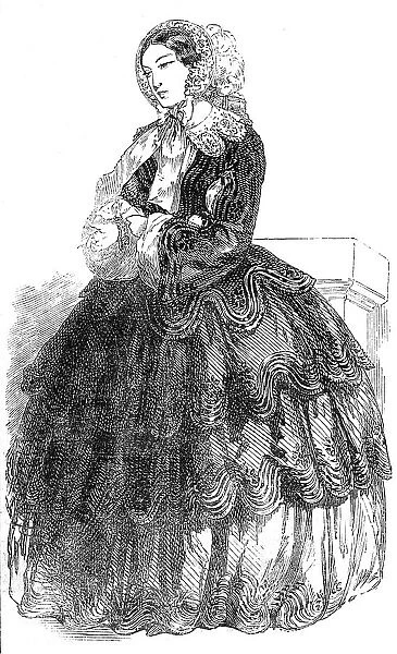 Paris Fashions for October, 1854. Creator: Unknown
