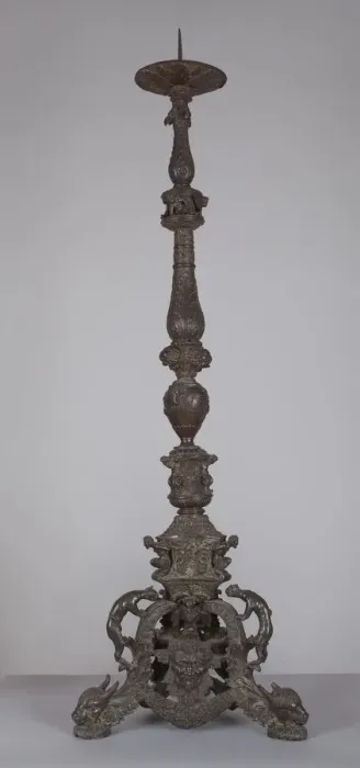 Framed Print : Paschal Candlestick Print, c. 1525-1550 Framed Print : Paschal Candlestick Print, c. 1525-1550