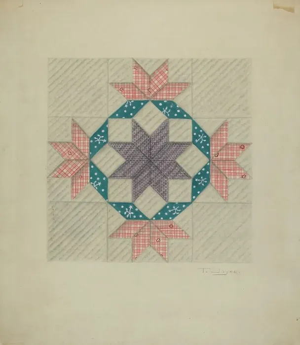 Framed Print : Vintage Patchwork Quilt Pattern Print Framed Print : Vintage Patchwork Quilt Pattern Print