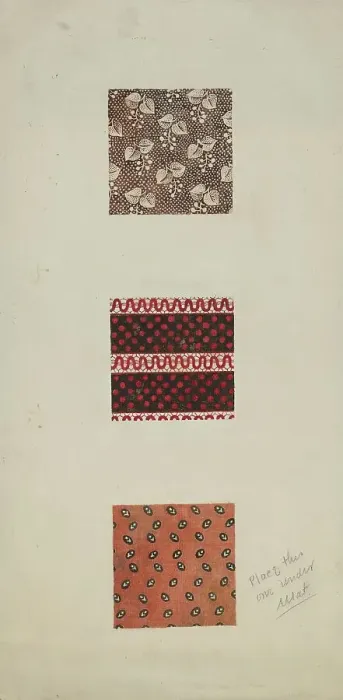 Framed Print : Patchwork Print, c. 1939 Quilt Design Framed Print : Patchwork Print, c. 1939 Quilt Design