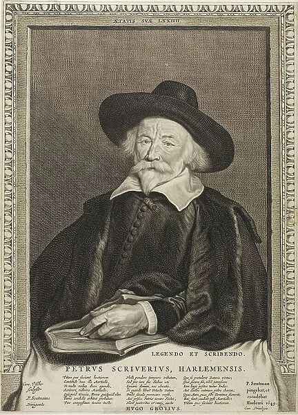 Peter Scriverius, from Quatuor Personae, 1649. Creator: Cornelis de Visscher