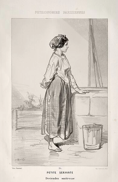 Petite Servante. Creator: Paul Gavarni (French, 1804-1866)