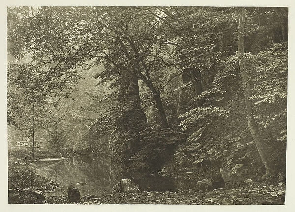 Pike Pool (from below), 1880s. Creator: Peter Henry Emerson