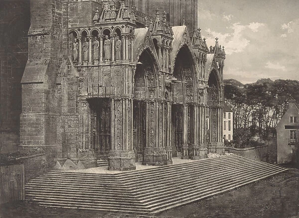 Planche XII ? Cathedrale de Chartres, Portique du Midi (Plate XII