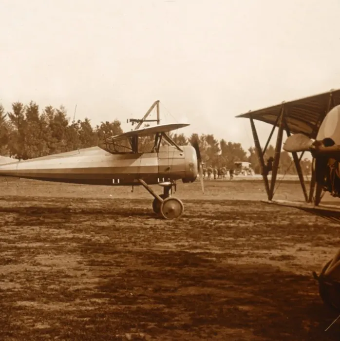Framed Print : Print of a Plane Taking Off, c1914-c1918 Framed Print : Print of a Plane Taking Off, c1914-c1918