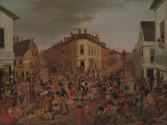 Framed Print : The Five Points Print, ca. 1827 Framed Print : The Five Points Print, ca. 1827