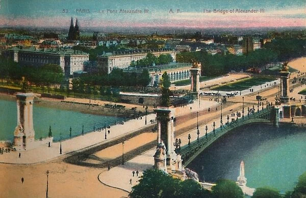 The Pont Alexandre III, Paris, c1920