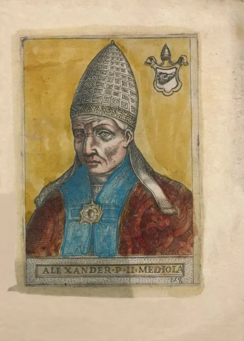 Framed Print : Print of Pope Alexander II Framed Print : Print of Pope Alexander II