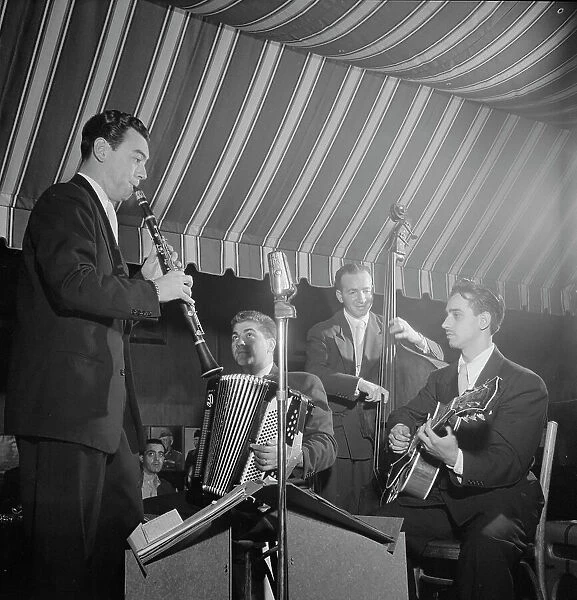 Portrait of Abe Most, Pete Ponti, Sid Jacobs, and Jimmy Norton, Hickory House, N.Y. ca. June 1947. Creator: William Paul Gottlieb