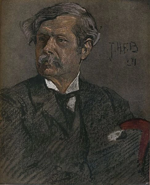 Portrait of Alfred East, c1902. Artist: John Henry Frederick Bacon