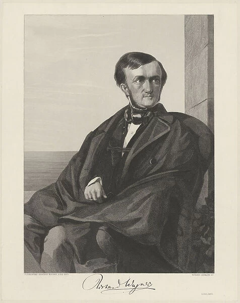 Portrait of the Composer Richard Wagner (1813-1883), 1853
